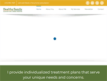 Tablet Screenshot of healthyfamilyacupuncture.com